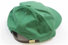 Jack Nicklaus Signed Masters Tournament Green Stitched Logo Hat JSA ALOA