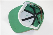 Jack Nicklaus Signed Masters Tournament Green Stitched Logo Hat JSA ALOA