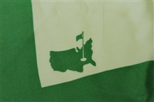Classic Augusta National Golf Club 100% Silk Green & Yellow Handkerchief in Original Box