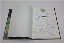 Nicklaus, Seve, Payne, Watson, Norman, & others Signed 1987 Masters Annual Book JSA ALOA