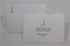 Augusta National Golf Club 2005 Masters Member Gift - 100% Cashmere Blanket In Original Used Box with Cards
