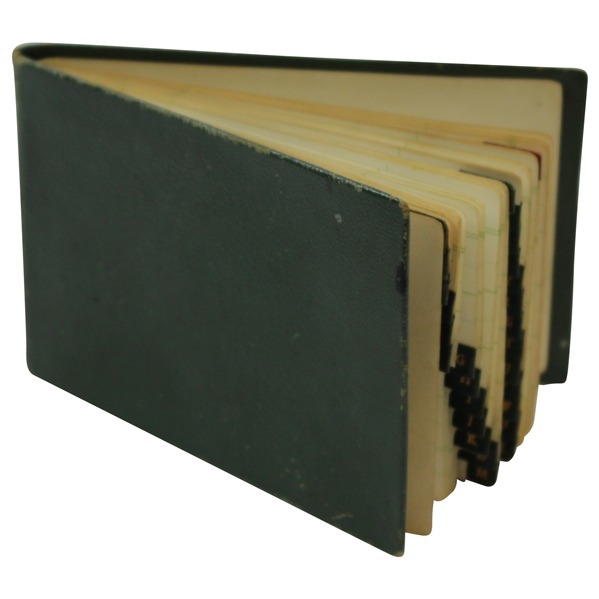 1967 Masters Tournament Member Gift 1967 Address Book with Clifford Roberts, Leo Frazier, Yates, & others