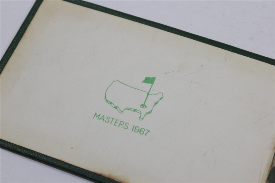 1967 Masters Tournament Member Gift 1967 Address Book with Clifford Roberts, Leo Frazier, Yates, & others