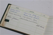 1967 Masters Tournament Member Gift 1967 Address Book with Clifford Roberts, Leo Frazier, Yates, & others