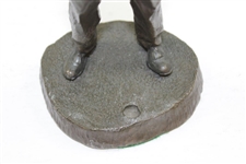 Artist Mark Hopkins Ltd Ed Solid Bronze Golfer Raised Hands In Victory - 150/950