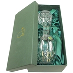 Augusta National Golf Club Member Gift - Crystal Bedside Set Decanter with Glass in Original Box