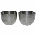 Classic Augusta National Golf Club Clubhouse Monticello Pewter Cups