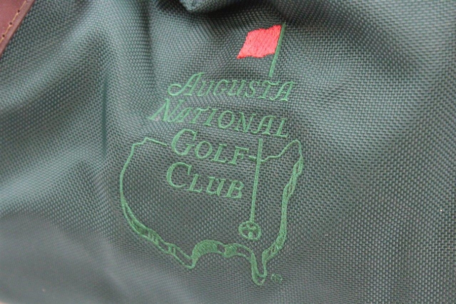 Augusta National Golf Club Leather & Canvas Belding Large Duffel Bag