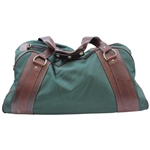 Augusta National Golf Club Leather & Canvas Belding Large Duffel Bag