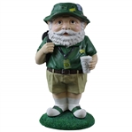 2019 Masters Tournament Ltd Ed Green & White Golfer Gnome in Original Box
