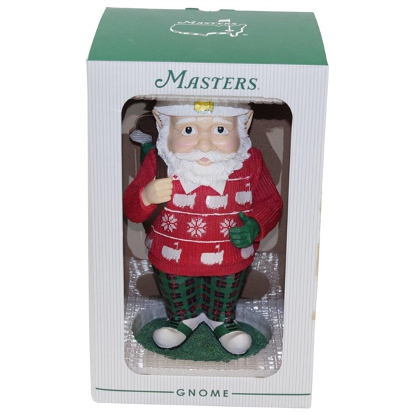 2020 Masters Tournament Ltd Ed Golf Caddie Holiday Gnome in Original Box