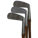 1925 Wellington-Stone Co. Original Cast Iron Parlor Putter with Three Original Clubs
