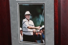 Ray Floyd 1982 PGA Championship at Southern Hills CC Custom Cherry Wood Display