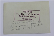 Fatal Accidents….From The Reckless Swinging Of Clubs' H.D. Jones Photo - Victor Forbin Collection