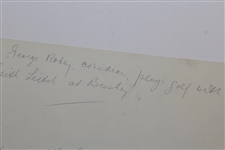 Comedian George Robey 'Addressing the Ball' with Edith Leitch Looking On Daily Mirror Photo - Victor Forbin Collection
