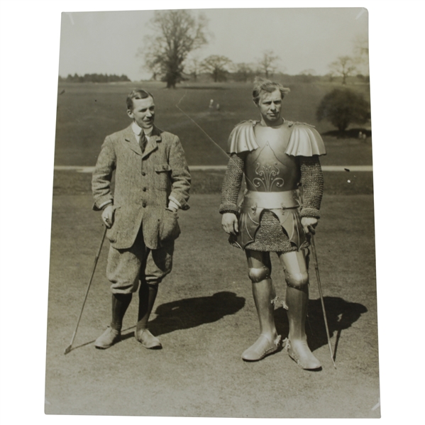 Golf In Armour Mr. Dearth & Mr. Margelson Bureau Photo - Victor Forbin Collection