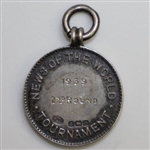 1939 Professional Golfer's Association 'News of the World' Tournament 2nd Round Medal