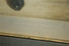 Will Henderson Signed 1914 Engraving of Original John Taylor Portrait by Sir John Watson Gordon