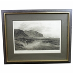 A Difficult Bunker First Edition Print by Douglas Adams from 1894 - Framed