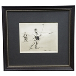 Sears Gallagher Original Drypoint Etching - Framed