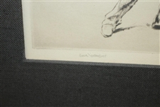 Sears Gallagher Original Drypoint Etching - Framed