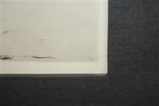 Sears Gallagher Original Drypoint Etching - Framed