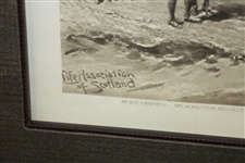 Michael Brown 1912 'St. Andrews High Hole' Life Association of Scotland Print - Framed