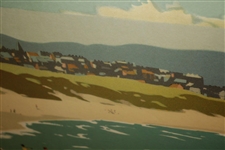 Original Portrush Full Color Rail Poster Lithograph by Norman Wilkinson - Framed