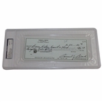 Sam Snead Signed 1990 Personal Check to Boca Raton Resort & Club PSA GEM MT 10 83511568 