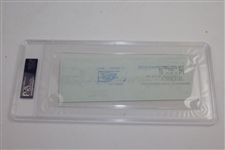 Sam Snead Signed 1990 Personal Check to Boca Raton Resort & Club PSA GEM MT 10 83511568 