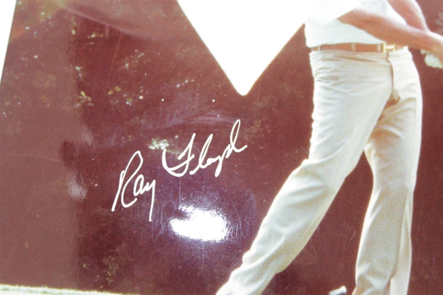 Ray Floyd Signed Mid-Swing 8x10 Photo in Silver JSA ALOA