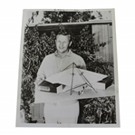 Arnold Palmer 8/28/73 Miss Photo JSA ALOA