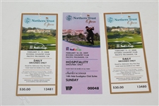 Fifteen (15) Assorted Tickets from Phil Mickelson PGA Tour Wins Including TOUR Championship