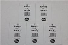 Fifteen (15) Assorted Tickets from Phil Mickelson PGA Tour Wins Including TOUR Championship