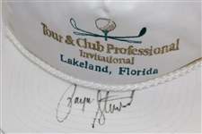 Payne Stewart Signed 'Tour & Club Professional Invitation' White Hat - Unused JSA ALOA