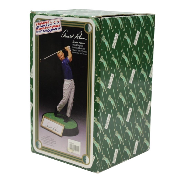 Arnold Palmer Signed Ltd Ed Sports Expressions Cold Cast Figurine in Original Box #613/975 JSA ALOA