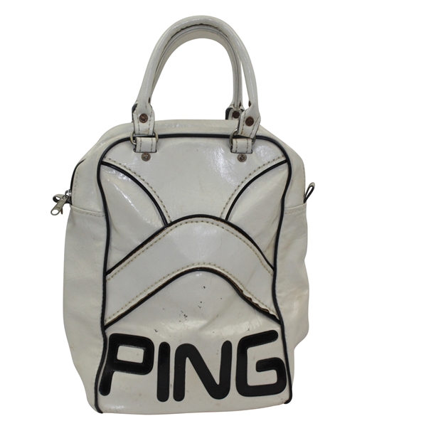 Classic PING Black & White Shag Bag