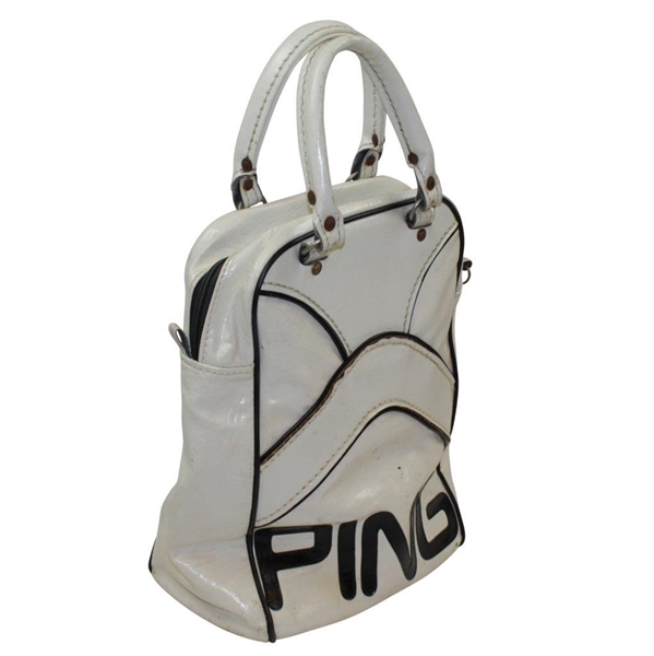 Classic PING Black & White Shag Bag
