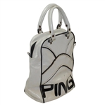 Classic PING Black & White Shag Bag