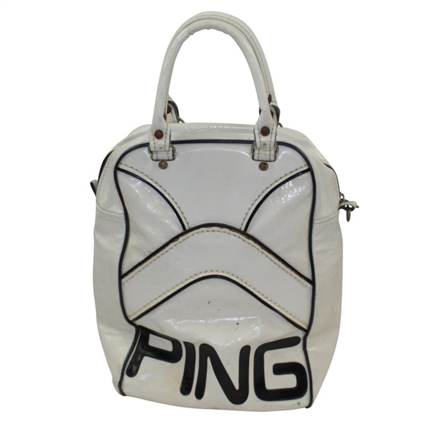 Classic PING Black & White Shag Bag