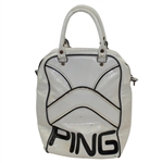 Classic PING Black & White Shag Bag