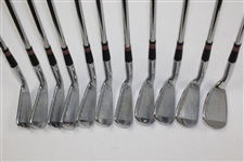 James Garner Personal Personal Model 1-10 Irons, Sand Iron, & Daiwa Full Size Golf Bag