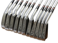 James Garner Personal Personal Model 1-10 Irons, Sand Iron, & Daiwa Full Size Golf Bag