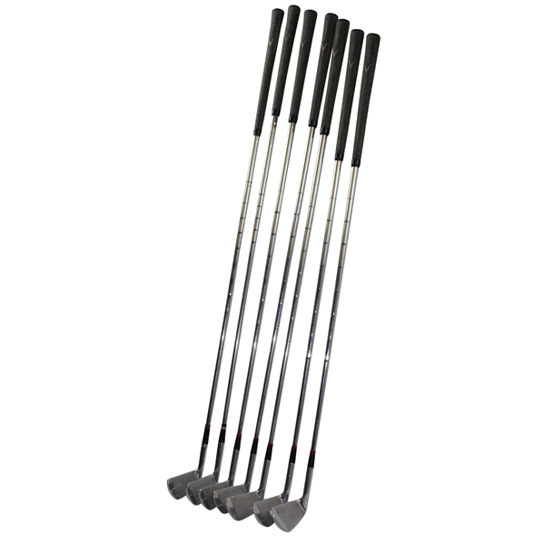 Seven (7) James Garner Personal Miscellaneous Irons - Jack Nicklaus Tourney(5), Arnold Palmer, & Tourney DX1
