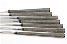 Seven (7) James Garner Personal Miscellaneous Irons - Jack Nicklaus Tourney(5), Arnold Palmer, & Tourney DX1