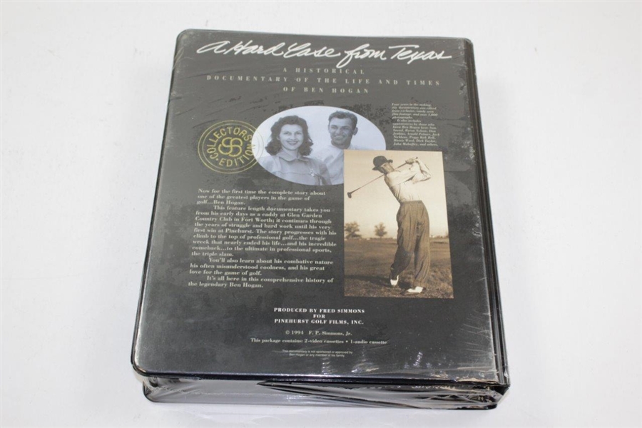 Ben Hogan 'A Hard Case from Texas' Historical Documentary of the Life & Times of Ben Hogan - Unopened