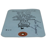 Ben Hogan Signed 1956 Masters Tournament Saturday Ticket #654 - JSA ALOA
