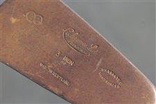 Circa Early 1920s Cochrane Super-Giant 3-IRON - Extremely Scarce