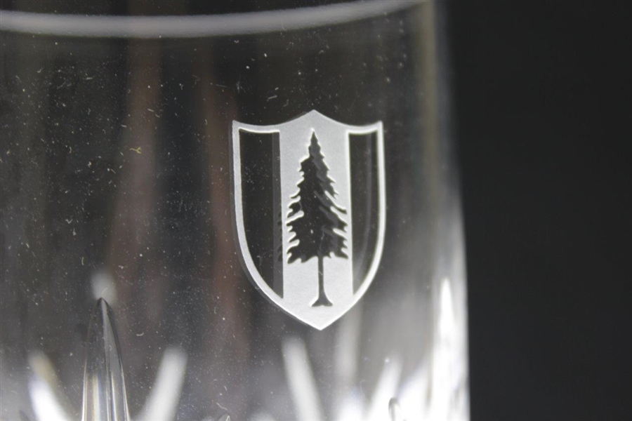 Pine Valley Golf Club Heavy Cut Crystal Highball Glass by Lenox - Excellent Condition