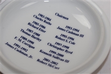 2002 Las Vegas Inv. Tiffany Silver Overlay Lidded Box 20th Ann. Past Champions Inc. Tiger
